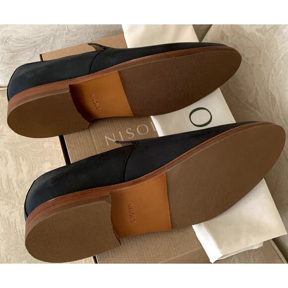Men\'s Leather Loafer Water Resistant Upper Nisolo Black Slip On Size 9.5 NWT main image 7